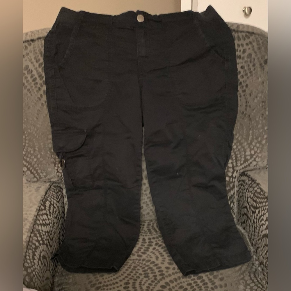 Sonoma Capri Pants, 12P, Black, Good Condition